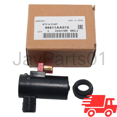 #ad New OEM For Subaru 98 05 Front Windshield Washer Fluid Pump Motor 86611AA010 US $32.50