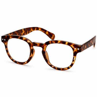 Lesebrille Herren Damen Rund Bunt Nahsicht 4 Dioptrien Rund 2