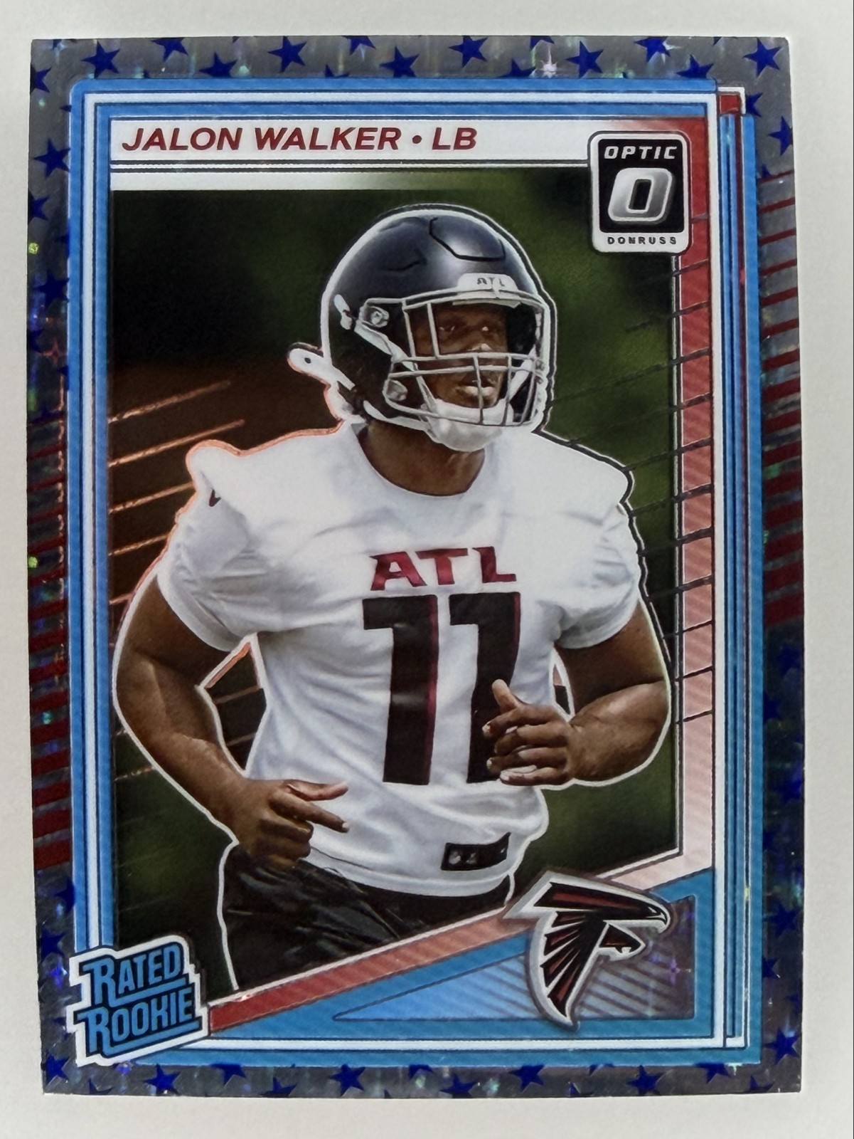 2025 Panini Donruss Optic - Rated Rookie Jalon Walker #290 Stars Prizm (RC)