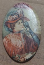 VTG 1973 Drink Coca Cola Advertising small Pocket Mirror