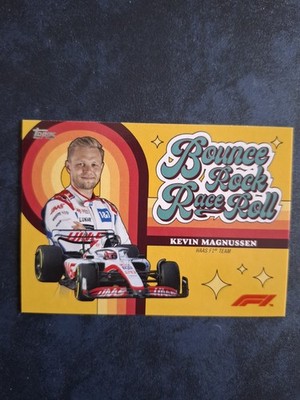 Kevin Magnussen /50 Topps Formula 1 2022 Haas F1 Team Bounce Rock Race Roll