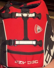 Chaleco Salvavidas EzyDog Perro Pequeño Preservador Flotación Ajustable Rojo Premium Usado en Excelente Condición
