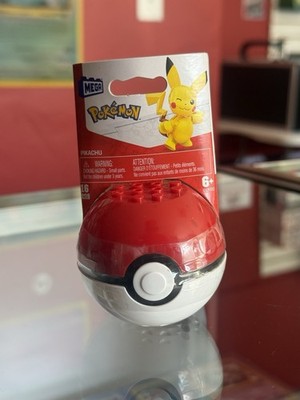 MEGA Pokémon Pikachu Poké Ball Interlocking Blocks Building Set 16pc GVK60