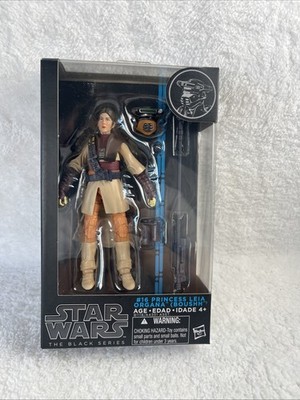 Star Wars BLACK SERIES PRINCESS LEIA ORGANA BOUSHH Blue Line 6''  Hasbro 2014 NEW