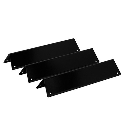 BBQ-Toro porzellanemaillierte Flammenverteiler Set (3 Stück) | 38,8 x 8,7 cm