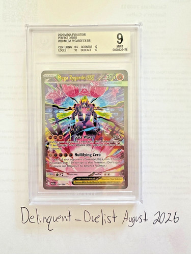 BGS 9 Mega Zygarde Ex SIR #120 2026 Mega Evolution: Perfect Order