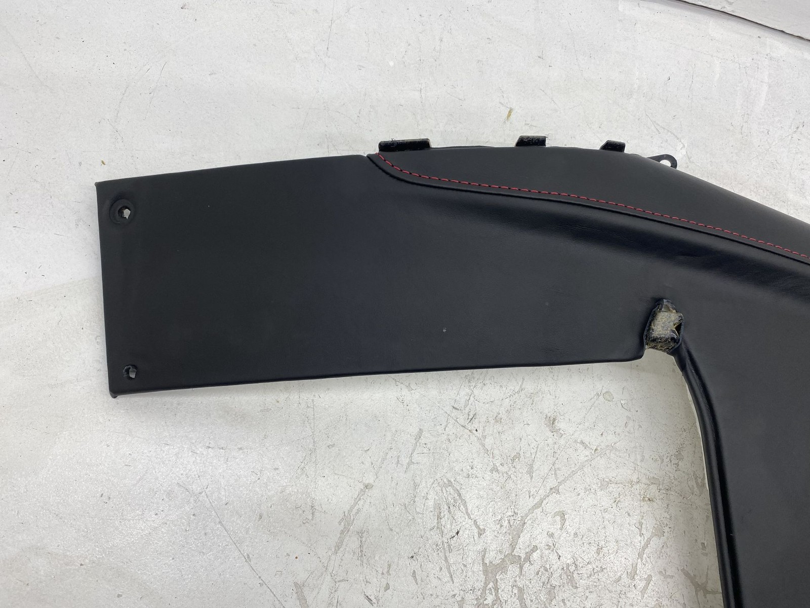 2019-2023 ASTON MARTIN VANTAGE OEM REAR LEFT QUARTER TRIM PANEL W/RED STITCHING
