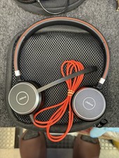 Jabra Evolve 30 Stereo Wired Headset 3.5mm AUX  Boom Mic  Case Needs Ear Pads