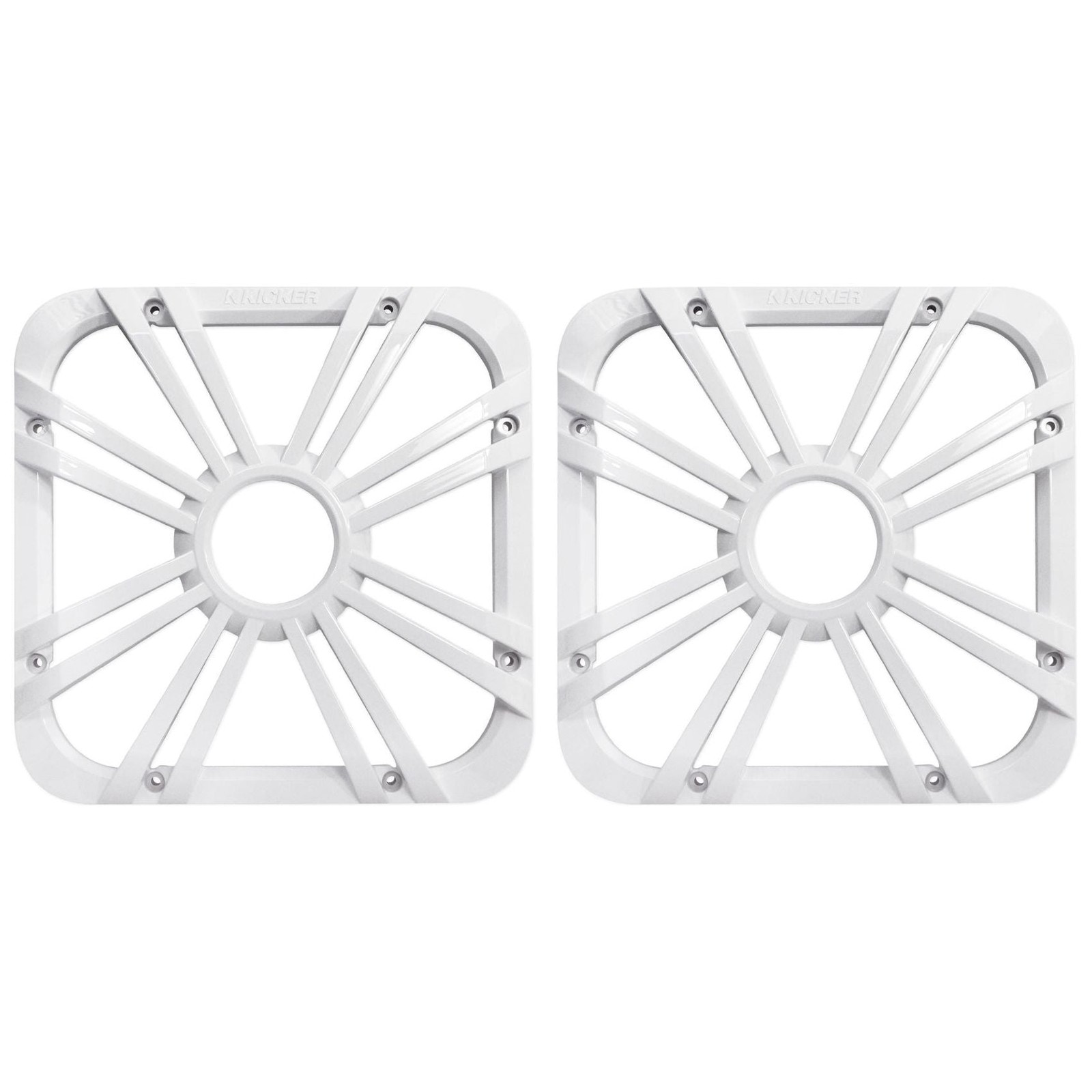 2 Kicker 11L710GLW - 10 белых решеток со светодиодами для сабвуферов SoloBaric 11S10L7 15490₽