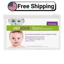 Otostick Baby Cap - 3 Mesh Fabric Bonnets for Orthopedic Ear Pinning Support