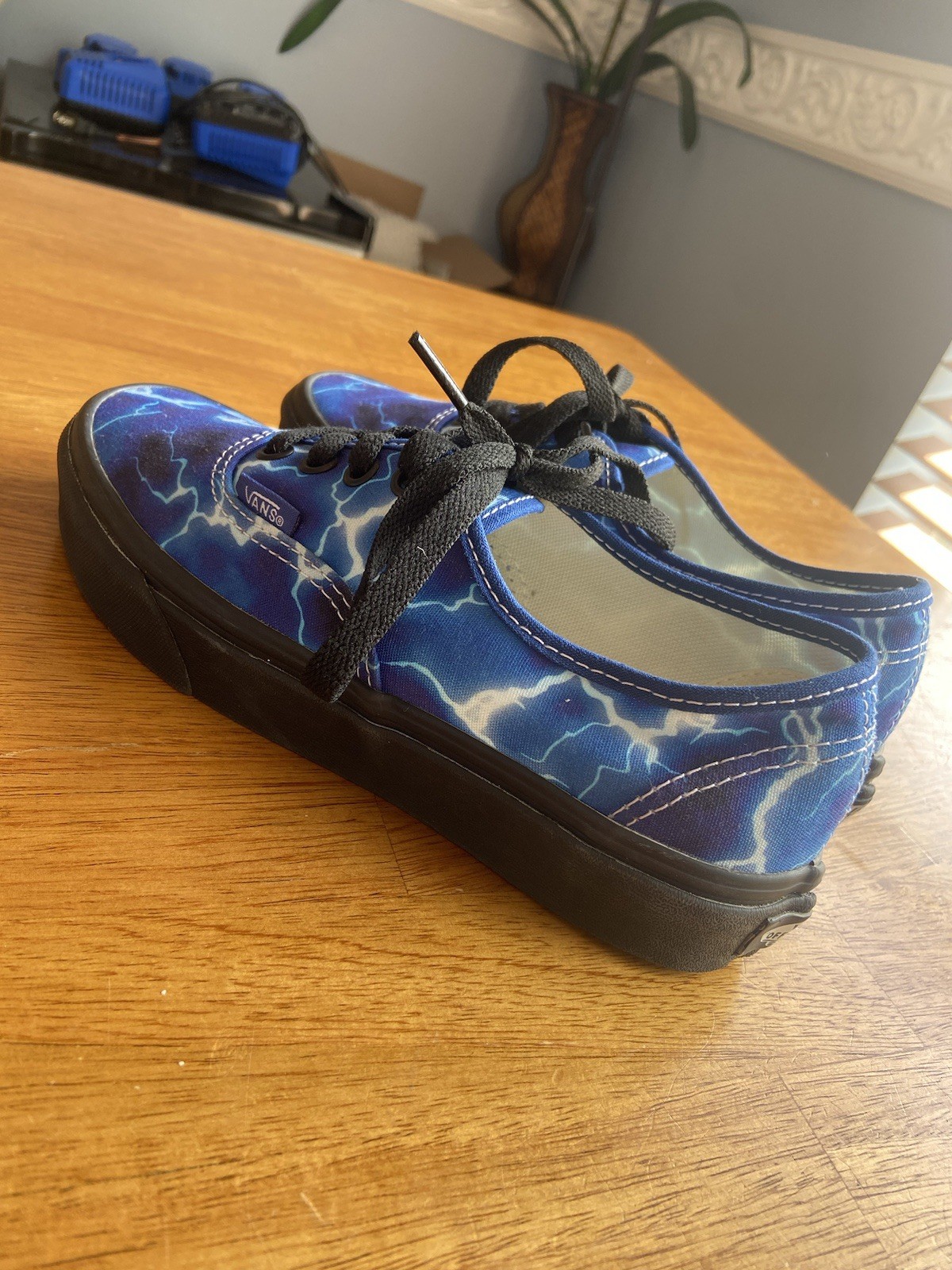 VANS Authentic Lightning Thunder Blue Canvas Low … - image 4