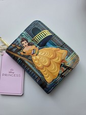 Loungefly Disney Beauty and the Beast Belle Library Small Zip Wallet NEW