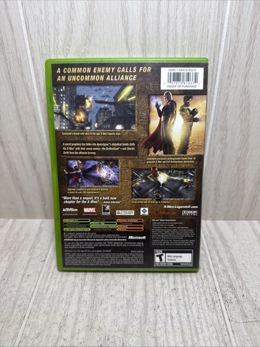 X-Men Legends 2 II Rise of Apocalypse Xbox con manual - Imagen 2 de 3