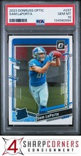 2023 PANINI DONRUSS OPTIC #237 SAM LaPORTA RC RATED ROOKIE PSA 10
