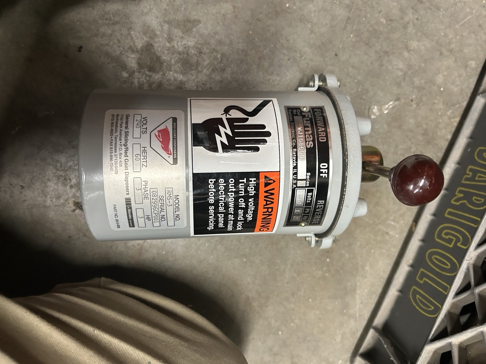RMS-3 Disposer Control Unit