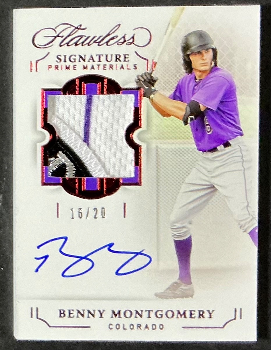 2022 Panini Flawless # SPM BM Berry Montgomery " Auto 10/21" view 1