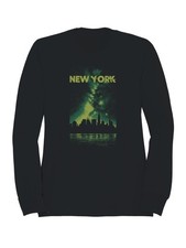 New York Skyline Nightscape Men's Sweatshirt