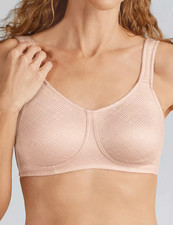 Amoena 38D Dianna Wire Free Mastectomy Bra 44116 NWOT Rose Nude