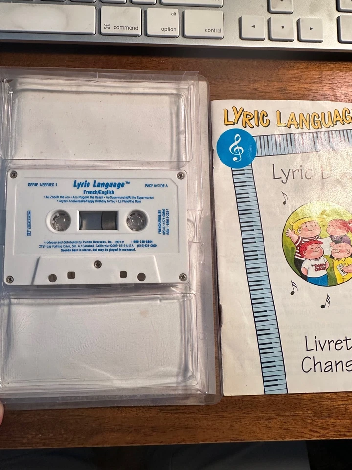 Family Circus Lyric Language French Series 1 Cassette Tape With Lyric Booklet - Image 3 of 3