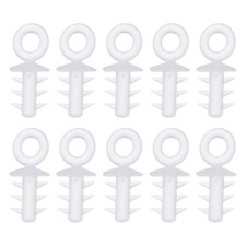 200PCS Christmas Foam Ornaments Hanger Caps, Christmas Foam Ball Cap with Pla...