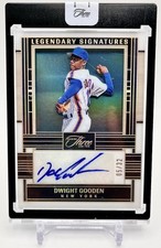 2024 Panini Three and Two Legendary Signatures Dwight Gooden /32 NY Mets #LEG-DG