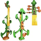 5 strings Electric Violin, Green  4/4 Electronic Violin, free case bow cable