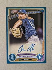 2019 Topps Gypsy Queen - Autographs Chance Adams #GQA-CA Indigo /150 (AU, RC)