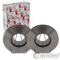 2X Ferodo 304Mm Bremsscheiben BelÜFtet Vorne Passend FüR Mercedes Vario | FCR162
