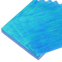 75 Blatt Glitzer-Origami-Papier,15,2 X 15,2Cm,Quadratisch,Einseitig,Dunkelblau
