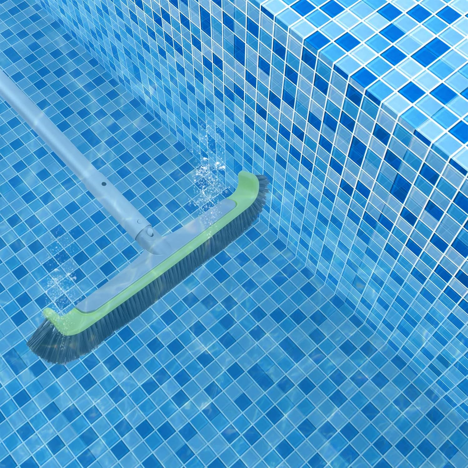 Sepetrel Pool Brush Head for Cleaning Walls,Heavy Duty Inground/Above Ground Swi