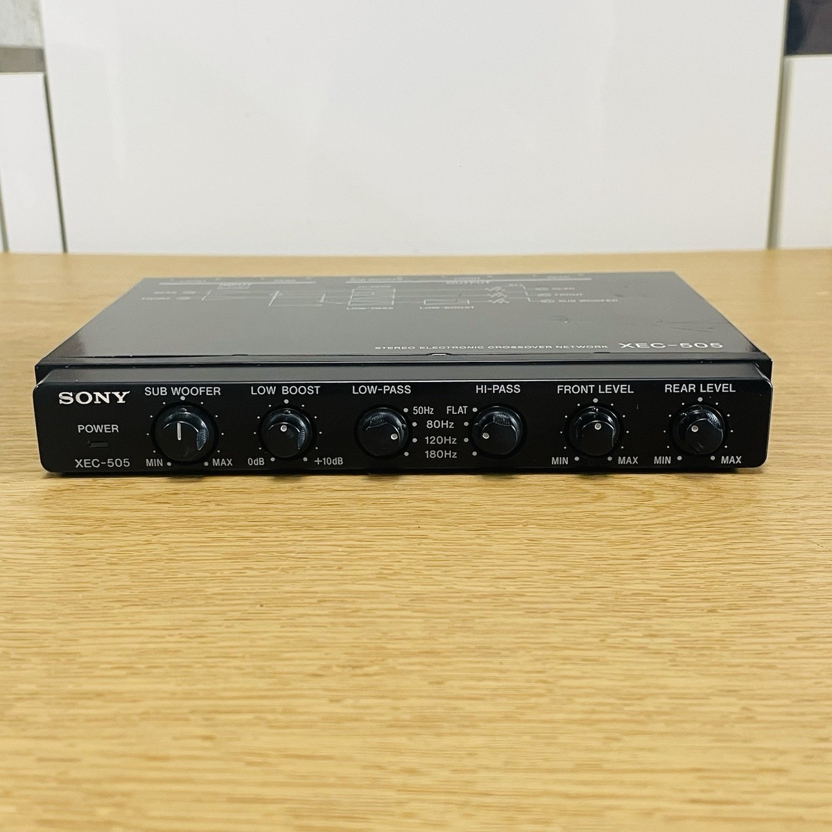 Sony Xec-505 Old School Stereo Electronic Crossover Network for