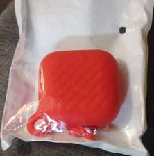 Red Silicone Soft Fitted Case/Skin Cover for Universal Earphones
