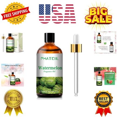 3.38FL.OZ Watermelon Fragrance Oils for Aromatherapy, Essential Oils for Diff...