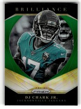 DJ Chark Jr. 2020 Panini Prizm #1 Jacksonville Jaguars Brilliance Prizms Green
