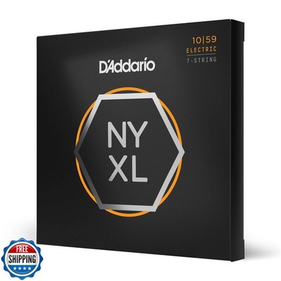 D'Addario Electric Guitar Strings, NYXL Nickel Plated, NYXL1059, 
