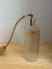 7.5” Asian Woman With Tree, Art Nouveau, Frosted Glass Perfume Bottle/Automizer — photo 6