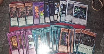 Yugioh D/D/D Deck Core Collectible Trading Card Game 42 Cards