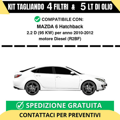 Tappeti Mazda 6 2012-2024 Gomma Petex: Su Misura per la tua Wagon