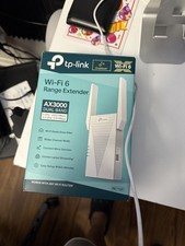 TP-Link RE715X Wireless Dual Band Mesh AX3000 WiFi 6 Range Extender Open Box