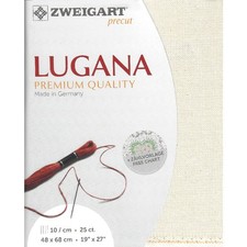 Evenweave Fabric LUGANA Zweigart Precute 25 ct. 3835 color 899 natural 48x68 cm