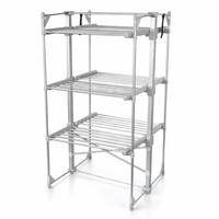 3 Tier Electrical Heated Folding Clothes Horse Airer Dryer with 36 Heated Rails