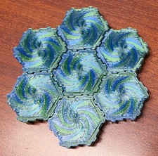 Custom 7 Water Whirlpool Tiles 3d Printed For Heroscape