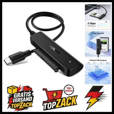 UGREEN USB C SATA Adapter für 2,5 Zoll SSD und HDD Festplatten Adapter USB 3....