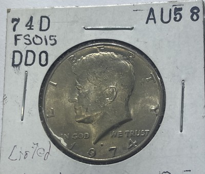1974-D Kennedy Half Dollar - Doubled Die Obverse (DDO) 50C | eBay