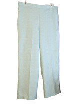 Alfred Dunner 14 blue elastic waist dress pant 34/26 preowned