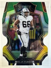 2022 Panini Select Dylan Parham RC Premier Level Green And Yellow Prizm SP #154