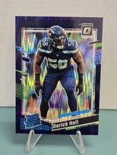 2023 Donruss Optic Derick Hall #291 Purple Shock Rated Rookie (RC) Seahawks