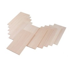 iUoczi 12 Pack Balsa Wood Sheets 1/16 x 4 x 8 Inch Natural 8 x 4 x inch 