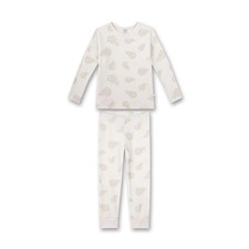 Sanetta Fille Pyjama - Vêtements De Nuit, Pyjama, Coton Bio, Feuilles, Ru...