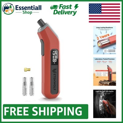 T300 Plus Digital Tire Pressure Gauge 200 PSI with LED & Presta Adaptor